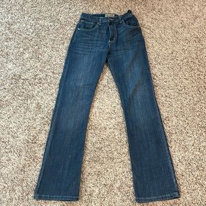 Boys Wrangler jeans 16 slim. Adjustable waist. Like new. 2 pair.